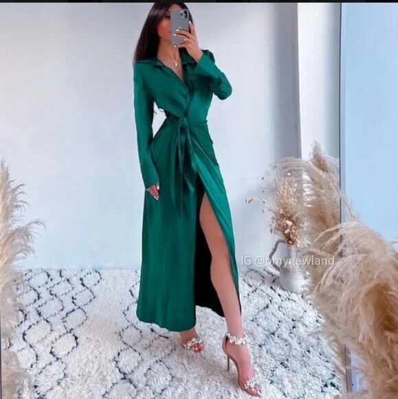 Zara Limited Edition Wrap Dress - Picture 2 of 7